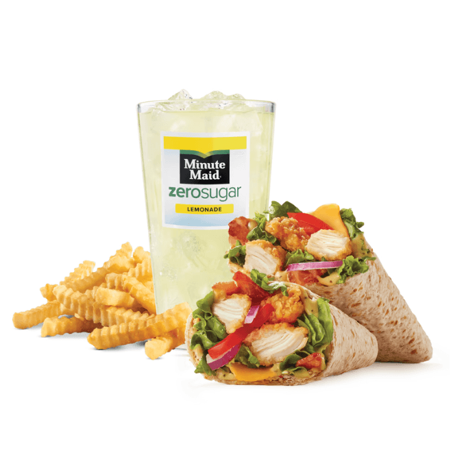 Crispy Chicken Club Wrap Meal