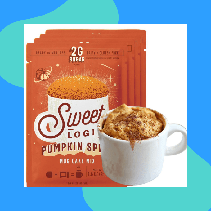 Pumpkin spice mug cake mix