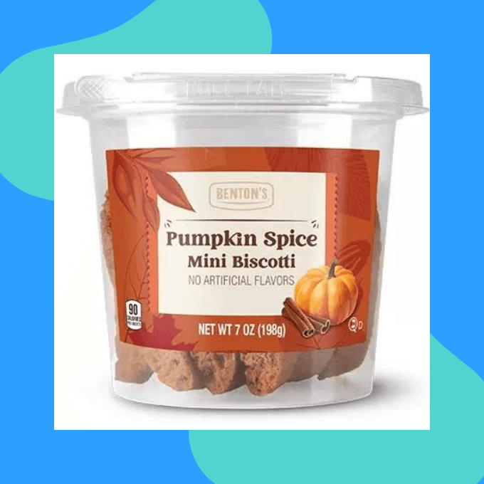 Pumpkin spice mini biscotti