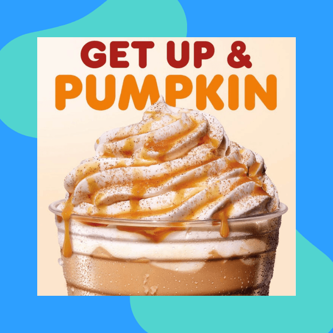 Pumpkin spice coffee