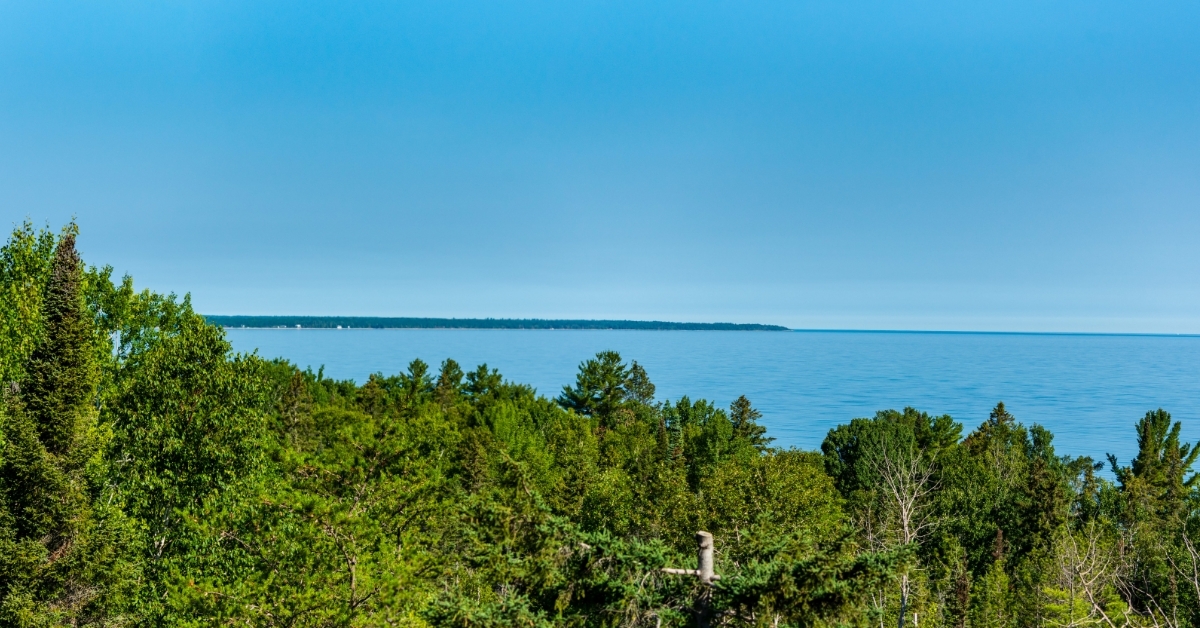 Lake Huron near Roger's City Michigan