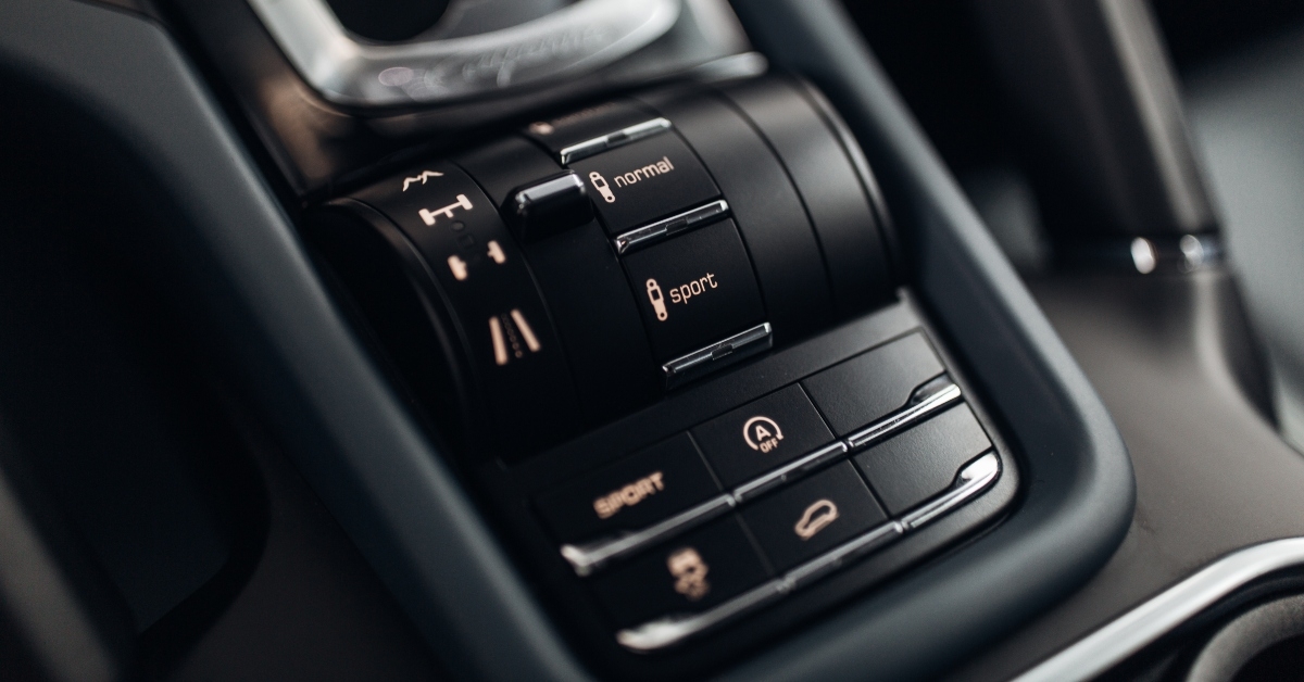 modern suv off road control panel