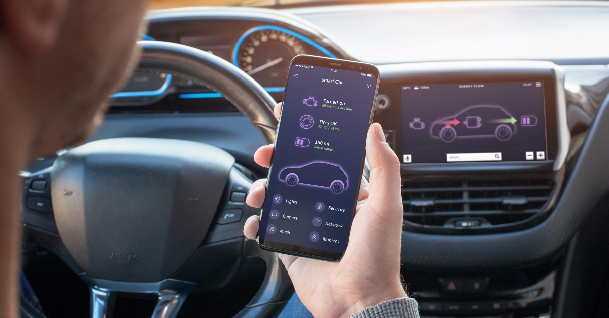 smart car app with engine