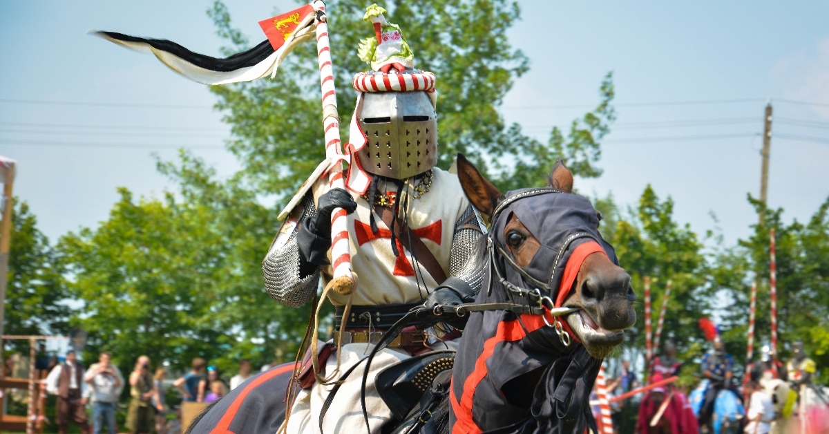 Knight on horseback