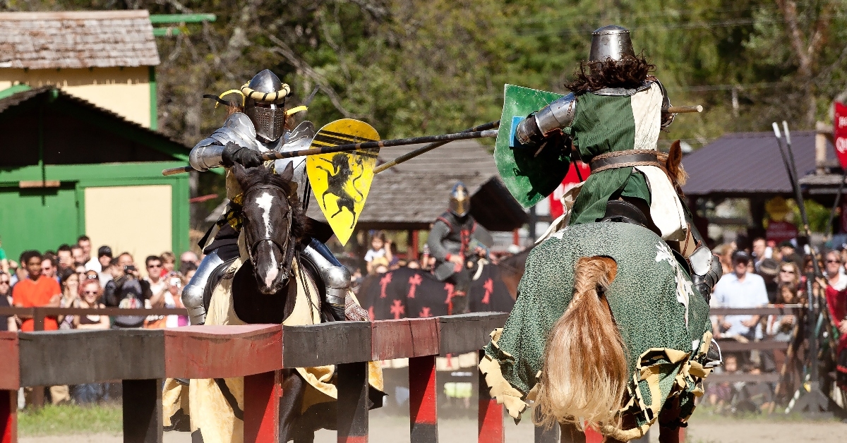 Knights jousting 2