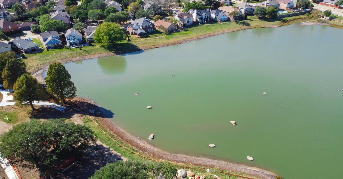 lakeside residential neighborhood Flower Mound Texas