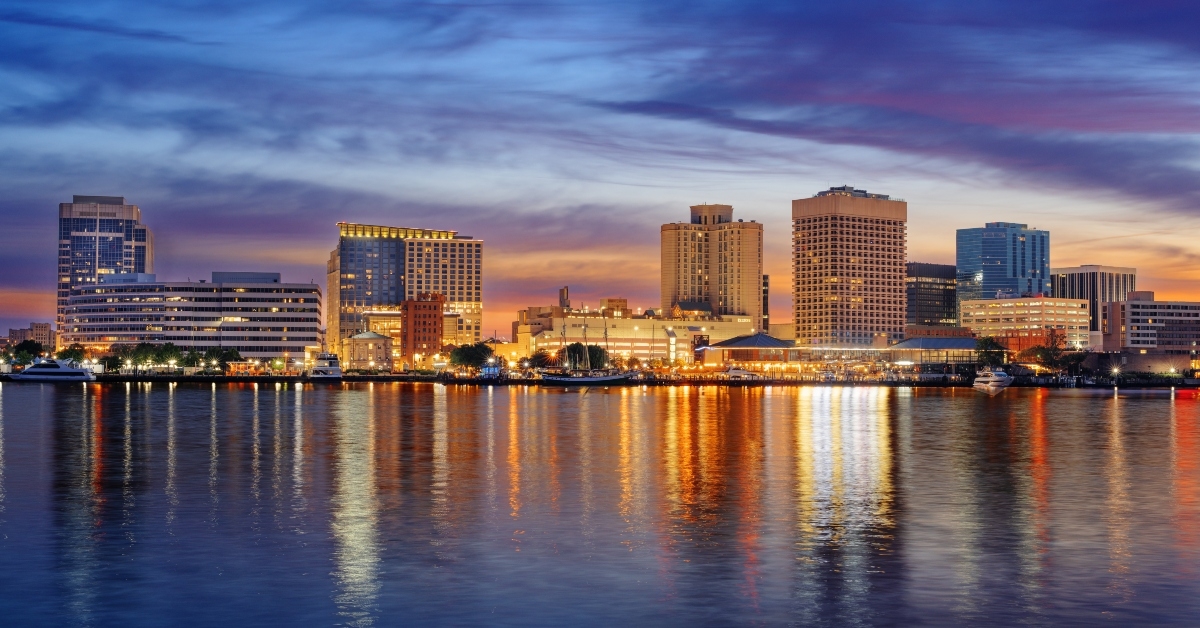 norfolk virginia usa downtown