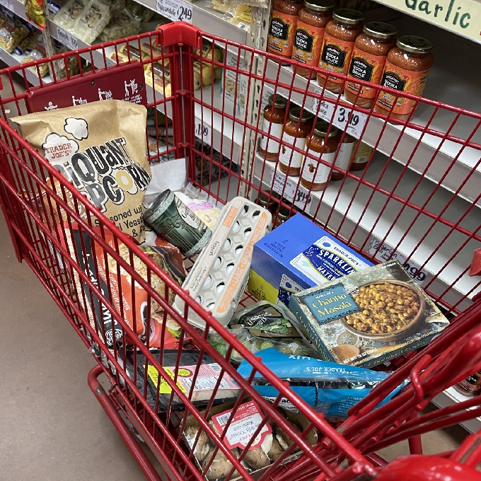 trader joe’s cart