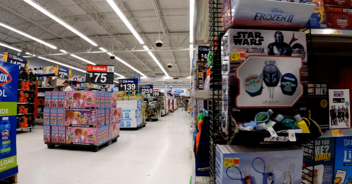 Walmart super center retail store