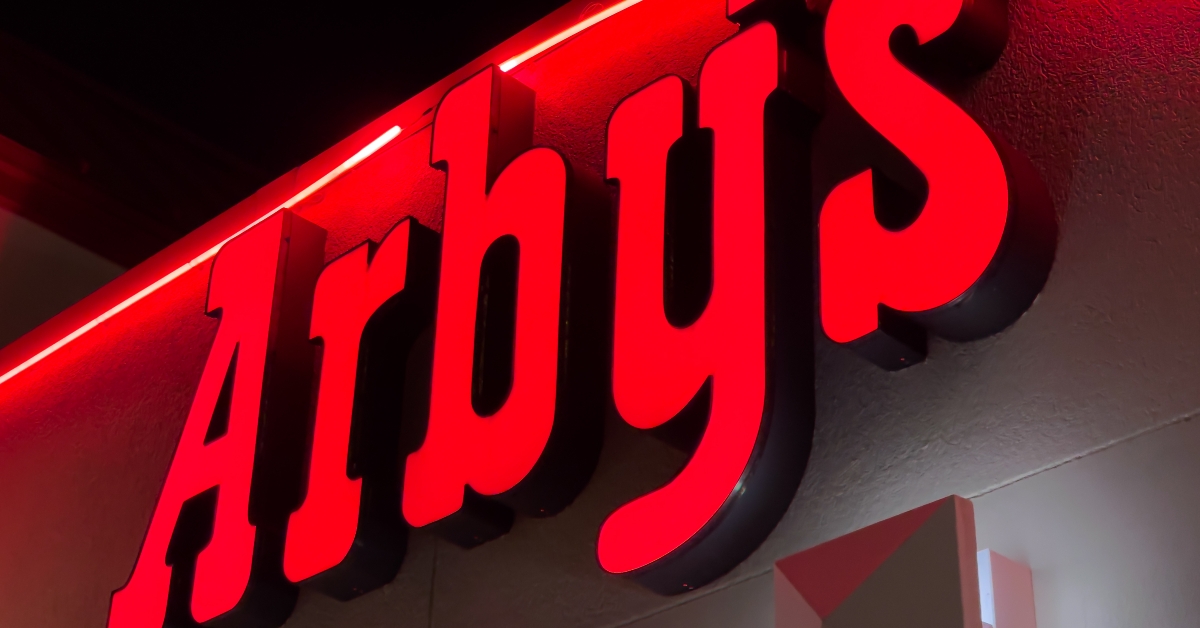 Arby's restaurant neon logo