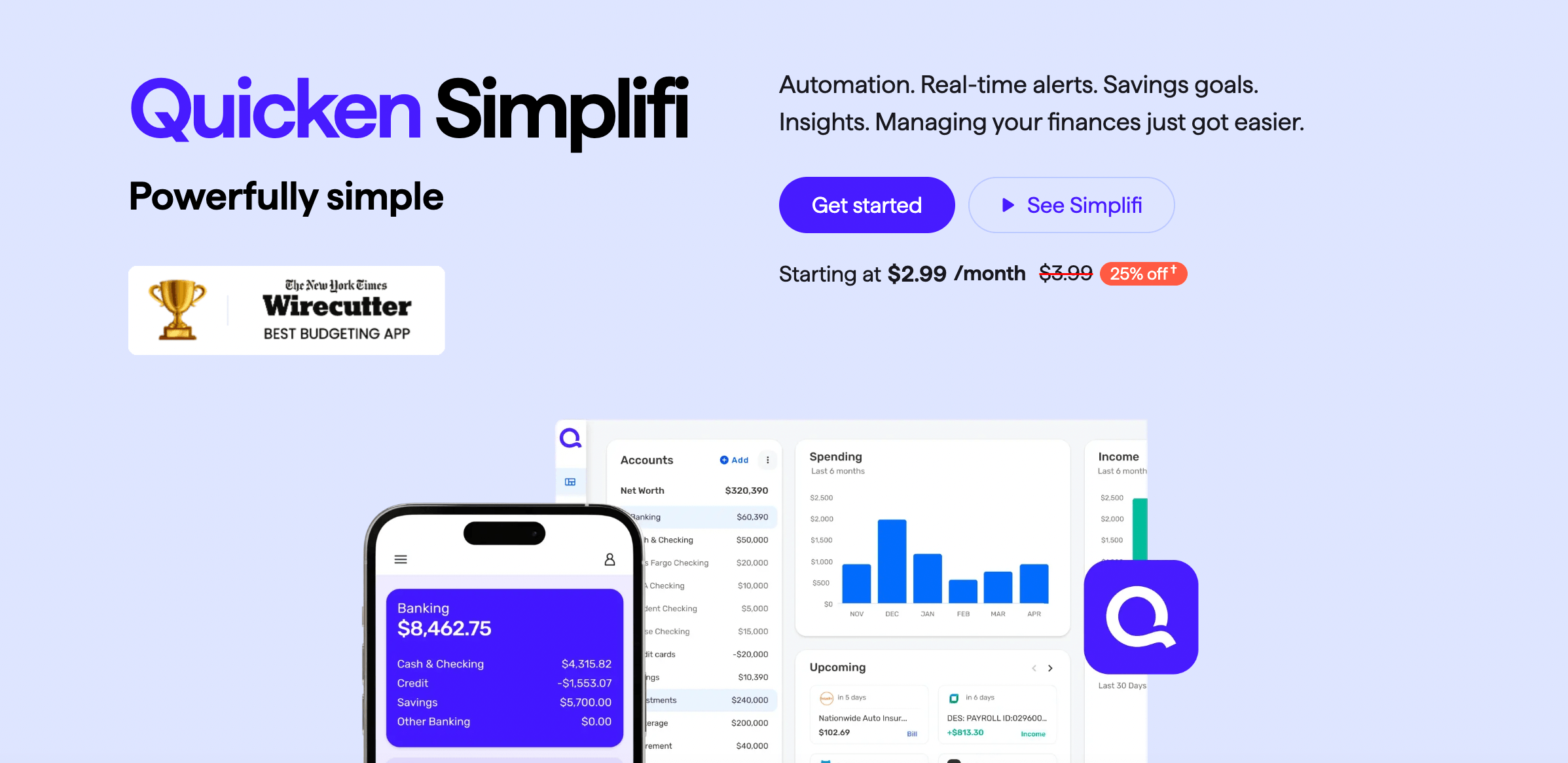 Quicken Simplifi Screenshot