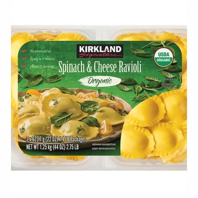 kirkland signature cheese ravioli