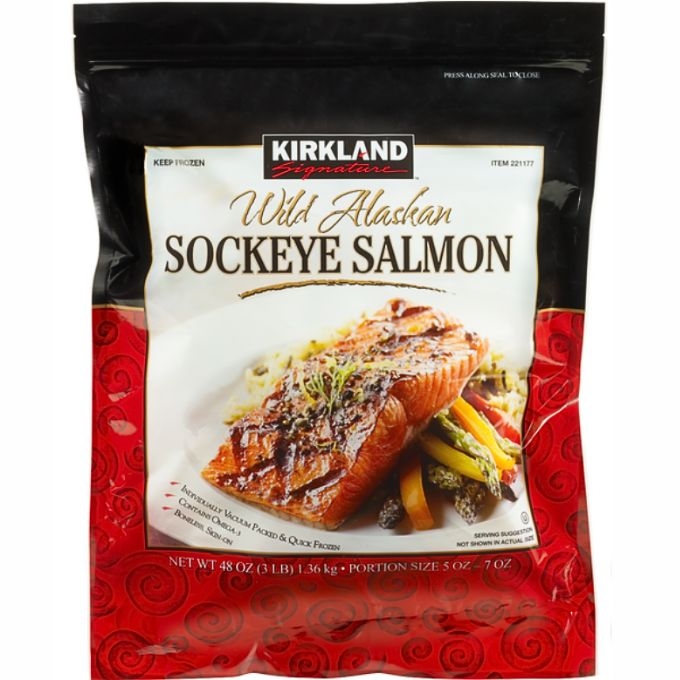 wild alaskan sockeye salmon