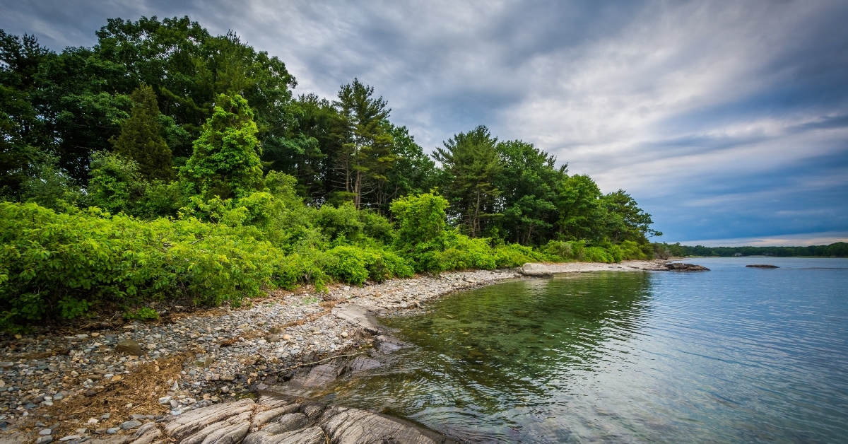 rocky coast at odiorne point state park