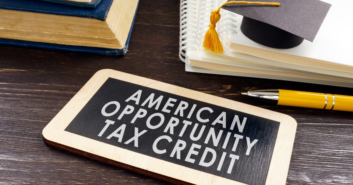 American Opportunity Tax Credit AOTC concept