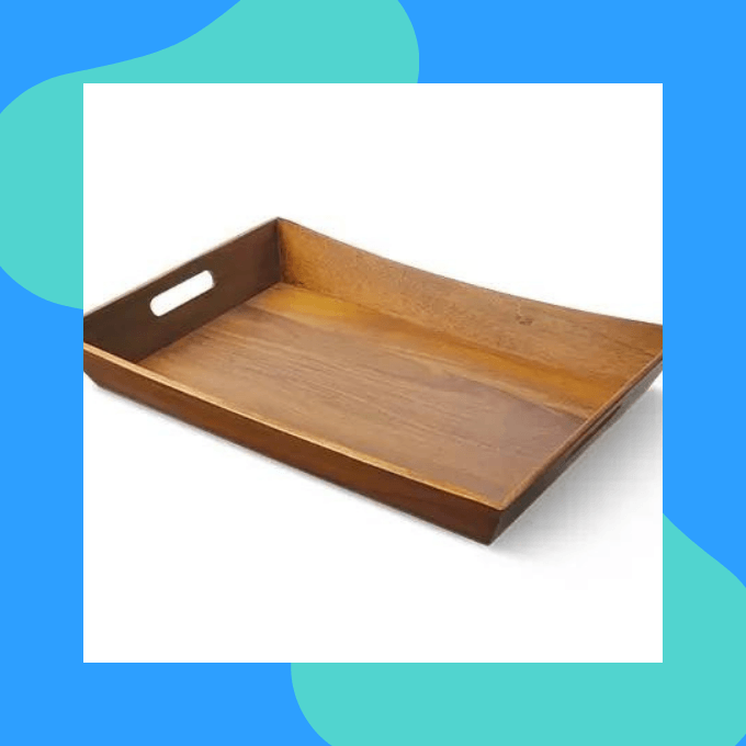 Acacia serving tray
