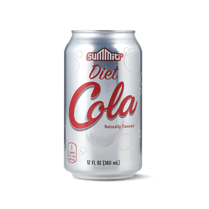 Can of diet cola from Aldi