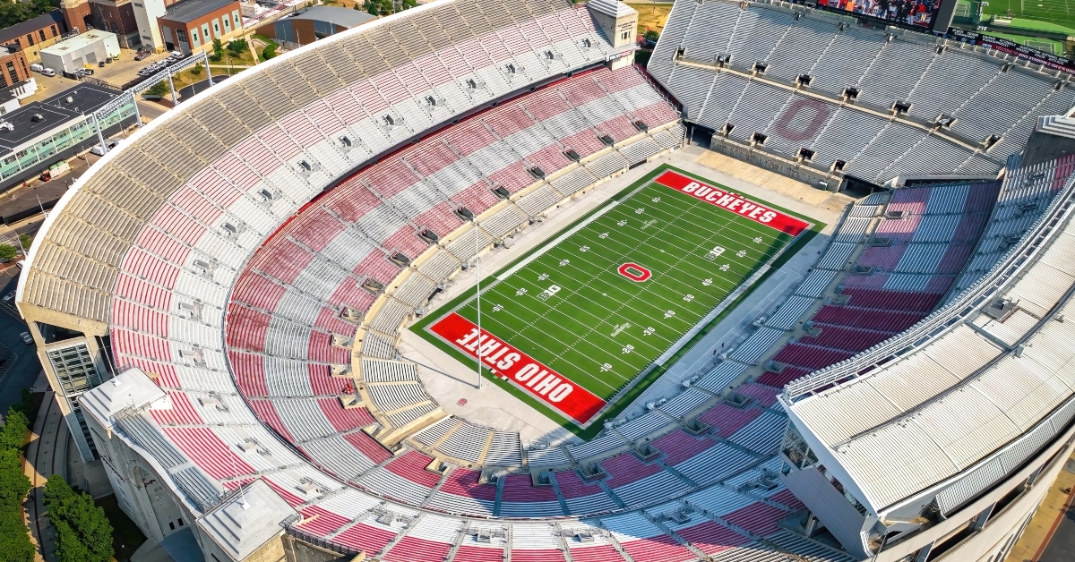 Ohio Football stadium in Columbus 