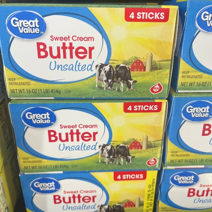 Unsalted sweet cream butter