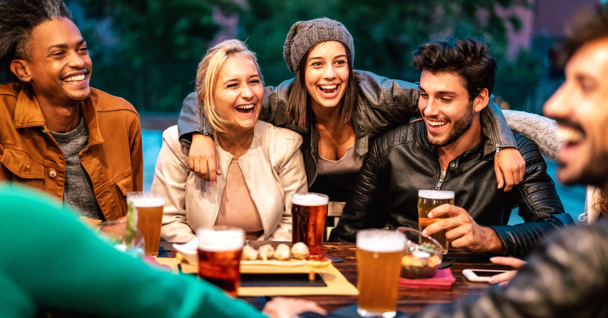 people enjoying time together