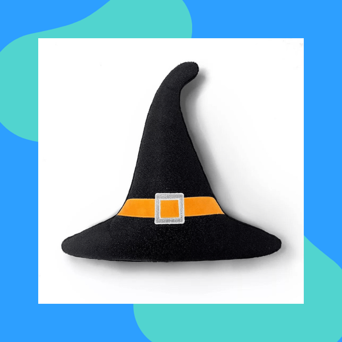witch hat pillow
