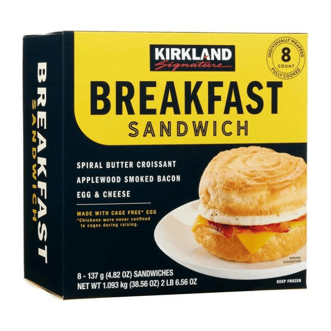 Costco Kirkland Signature Breakfast Sandwich