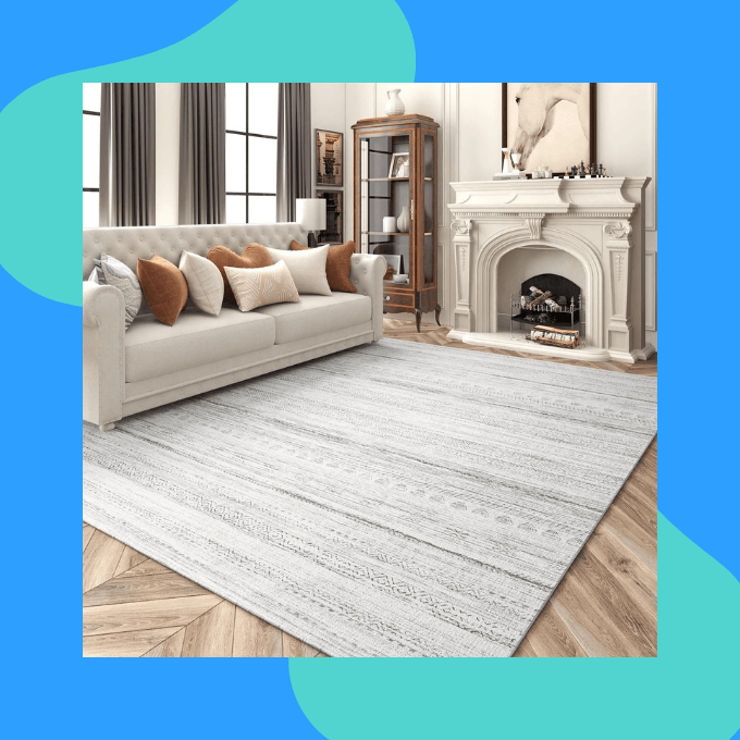 Bohemian area rug