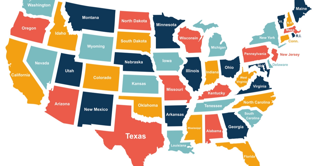 map of the united states