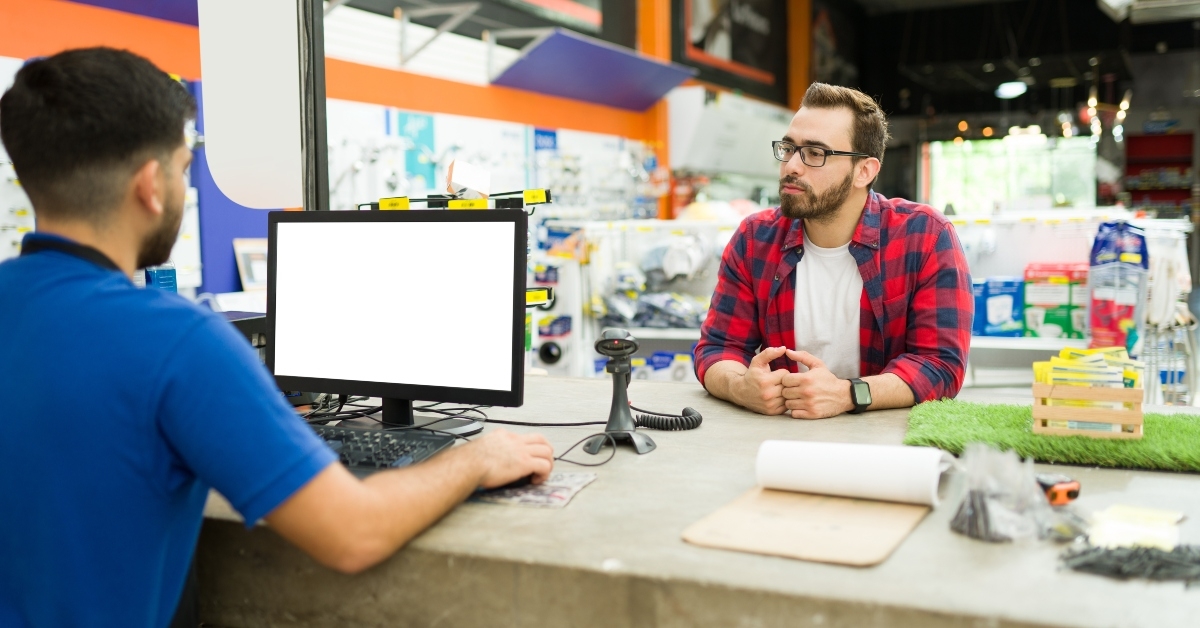  hardware store cashier