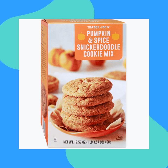 Pumpkin and Spice snickerdoodle cookie mix