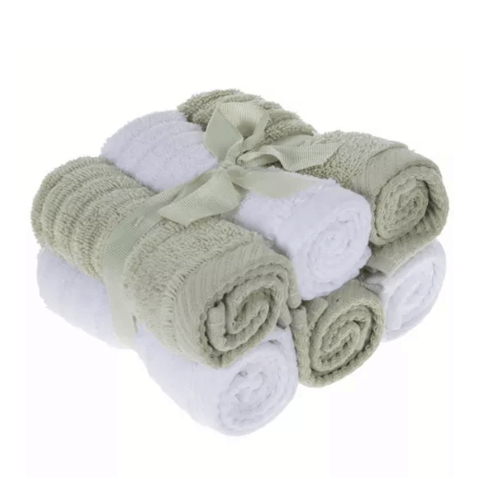 soft cotton wash cloth set