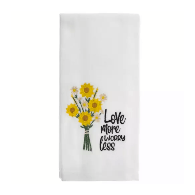 sunflower hand towel