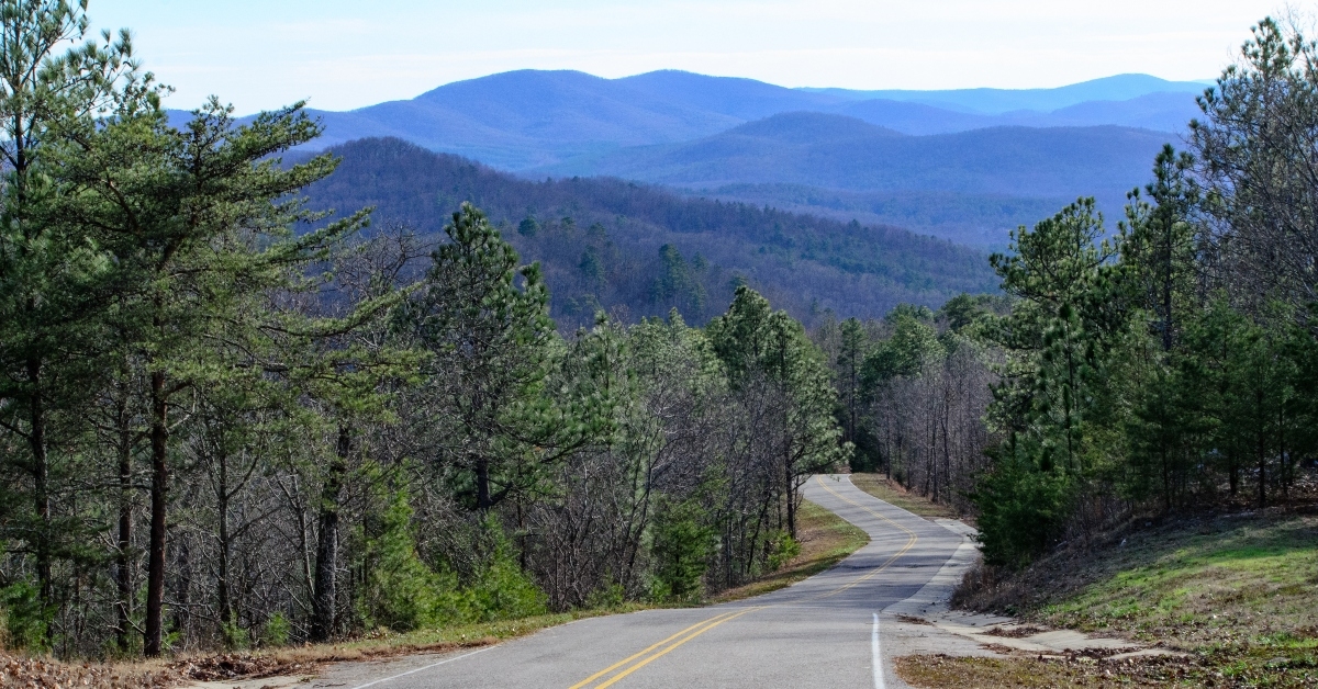 view of cheaha mountain