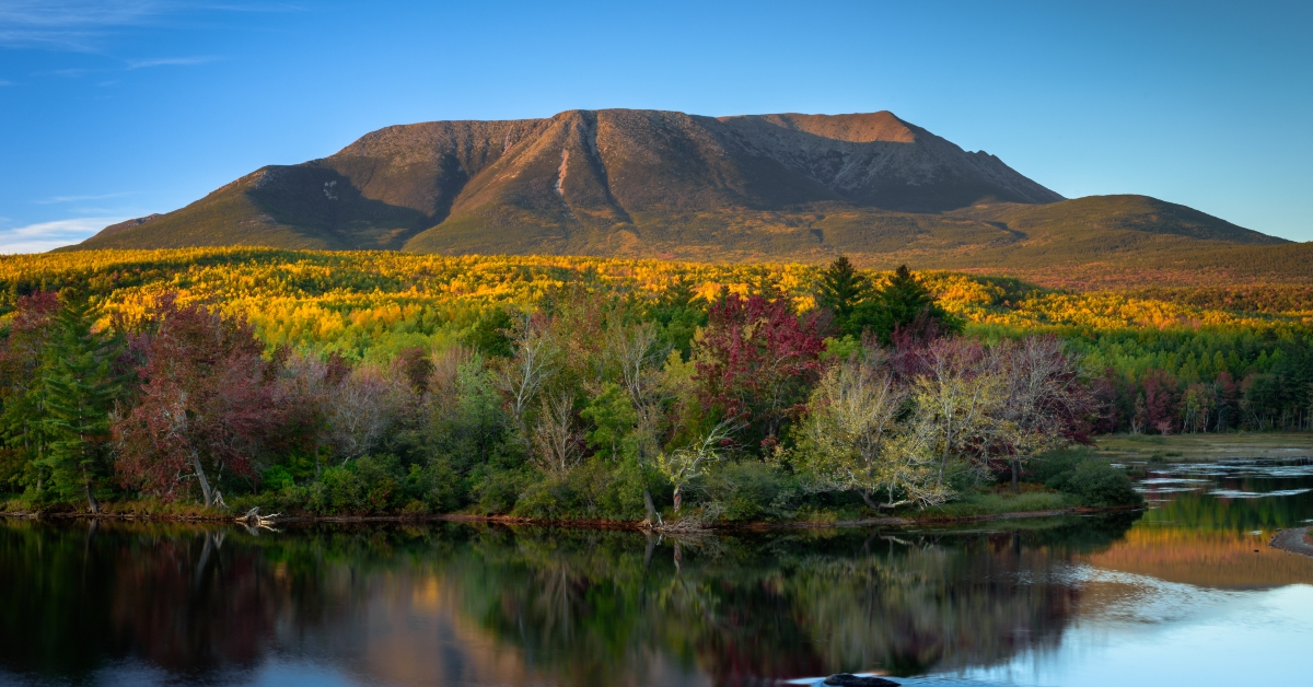 mount katahdin in maine