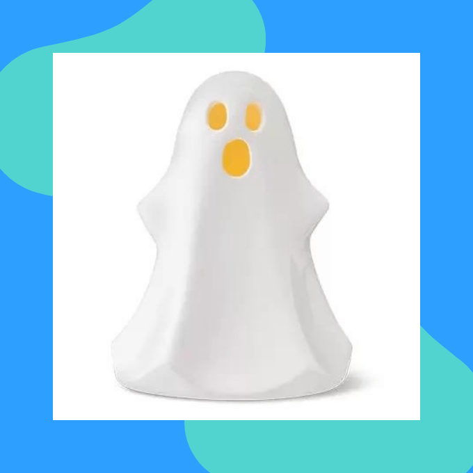 Ceramic Halloween figures with LED lights