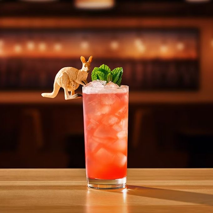 Cocktail with a kangaroo