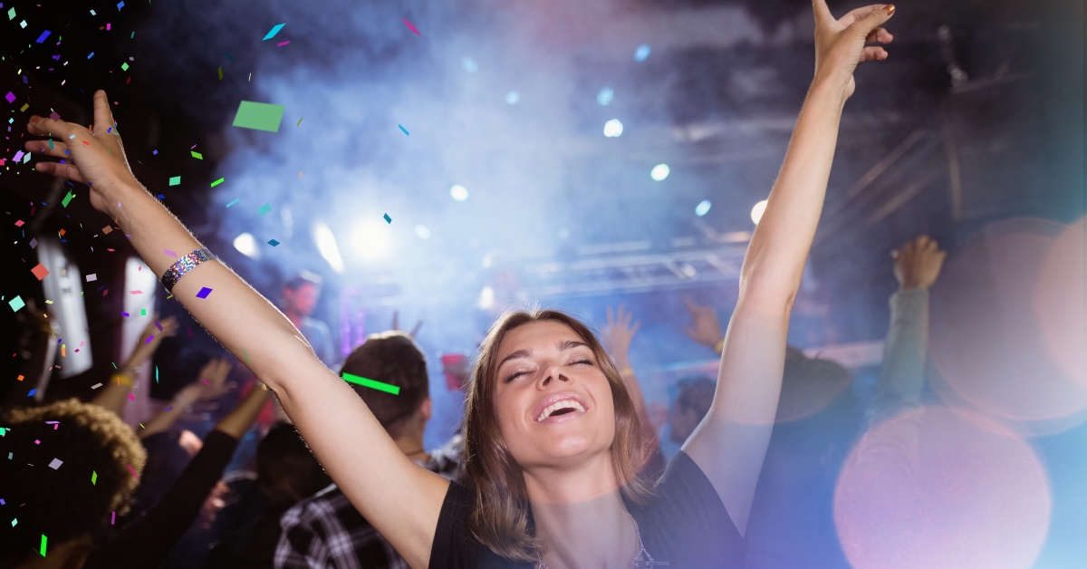 people at concert