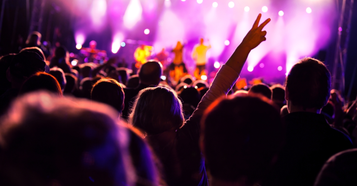 fun on music concert 