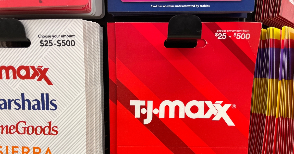 grocery store gift cards tj maxx