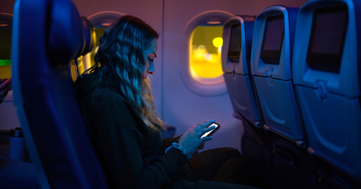 Red-eye overnight flight
