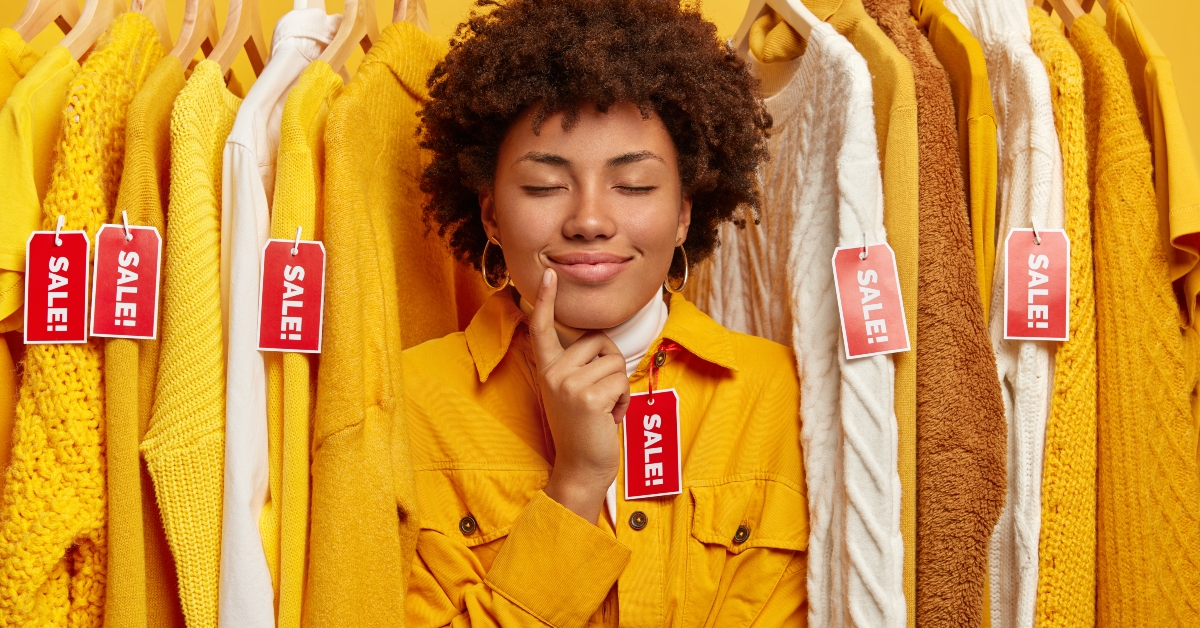 yellow jacket in dressing store