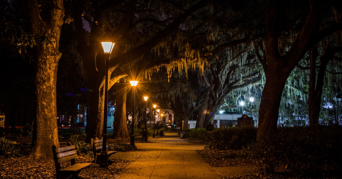 forsyth park in savannah