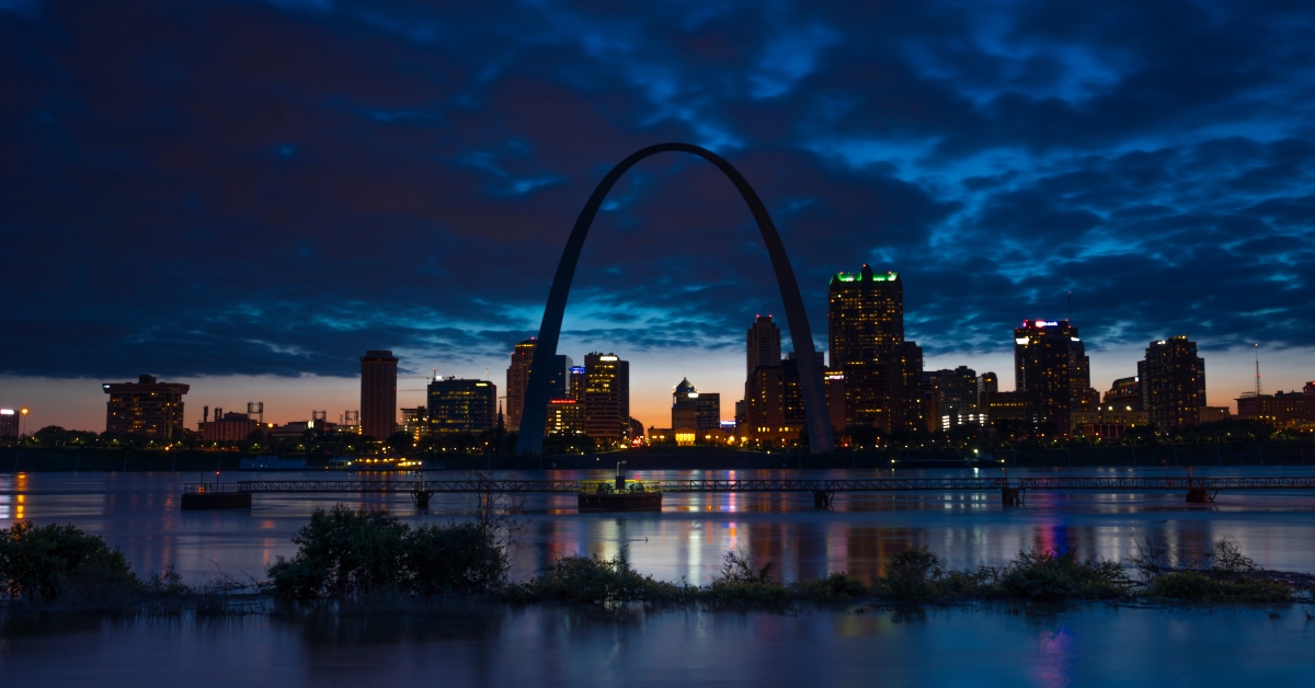 st. louis missouri skyline