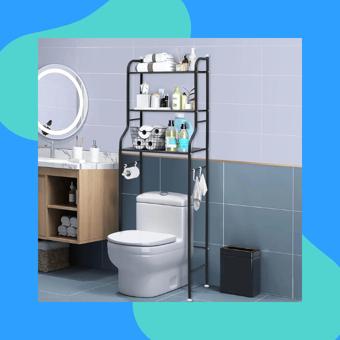 Over toilet rack