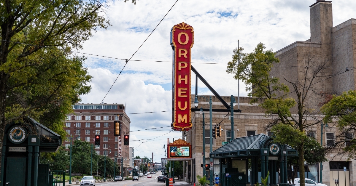 The Orpheum Theatre in Memphis