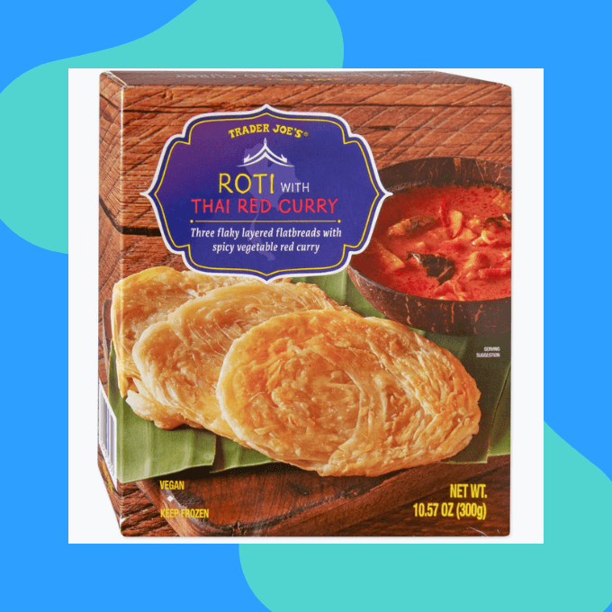 Roti with Thai Red Curry