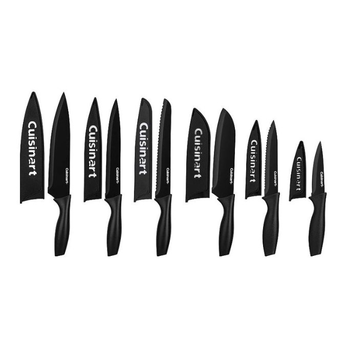 12-piece ceramic-coated cutlery set