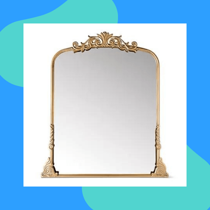 Vintage style gilt mirror