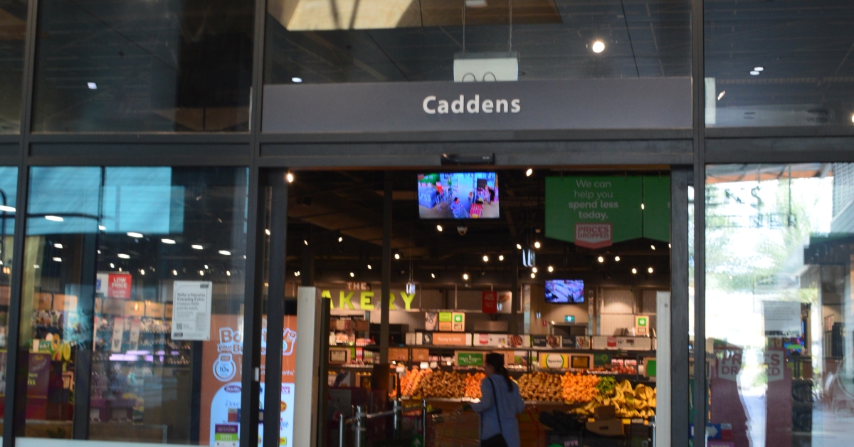 woolworths supermarket at caddens