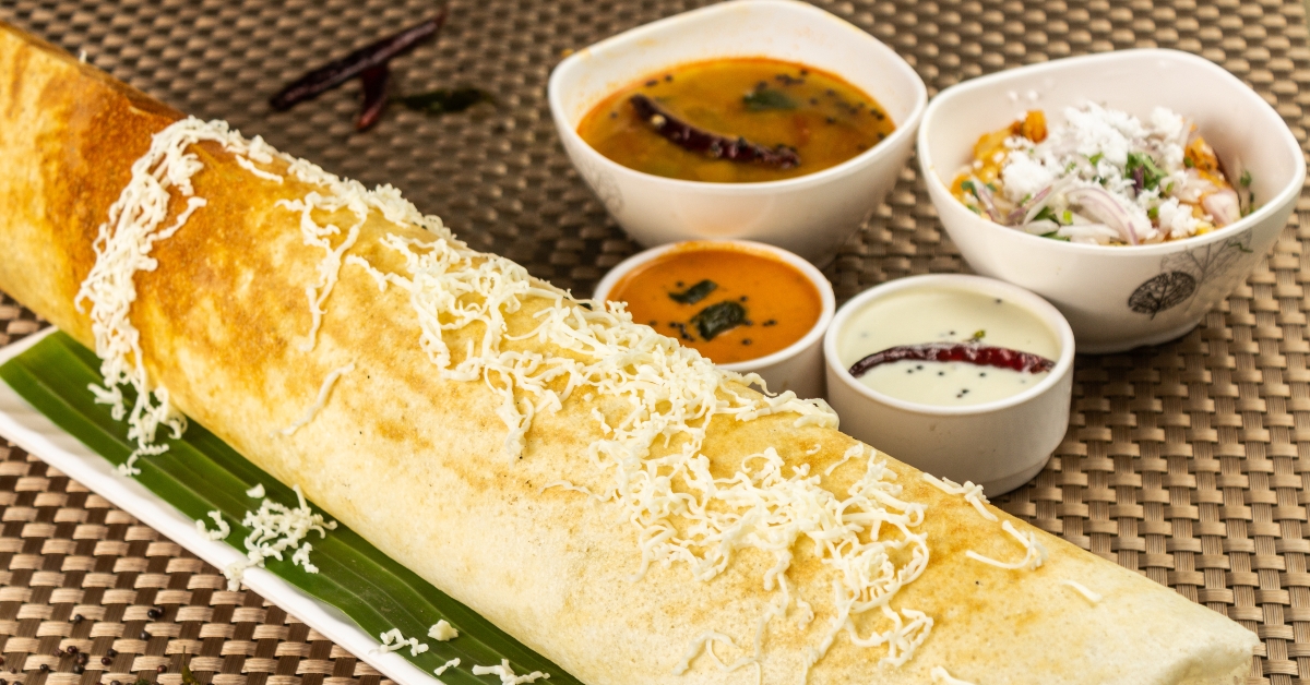 cheese masala dosa